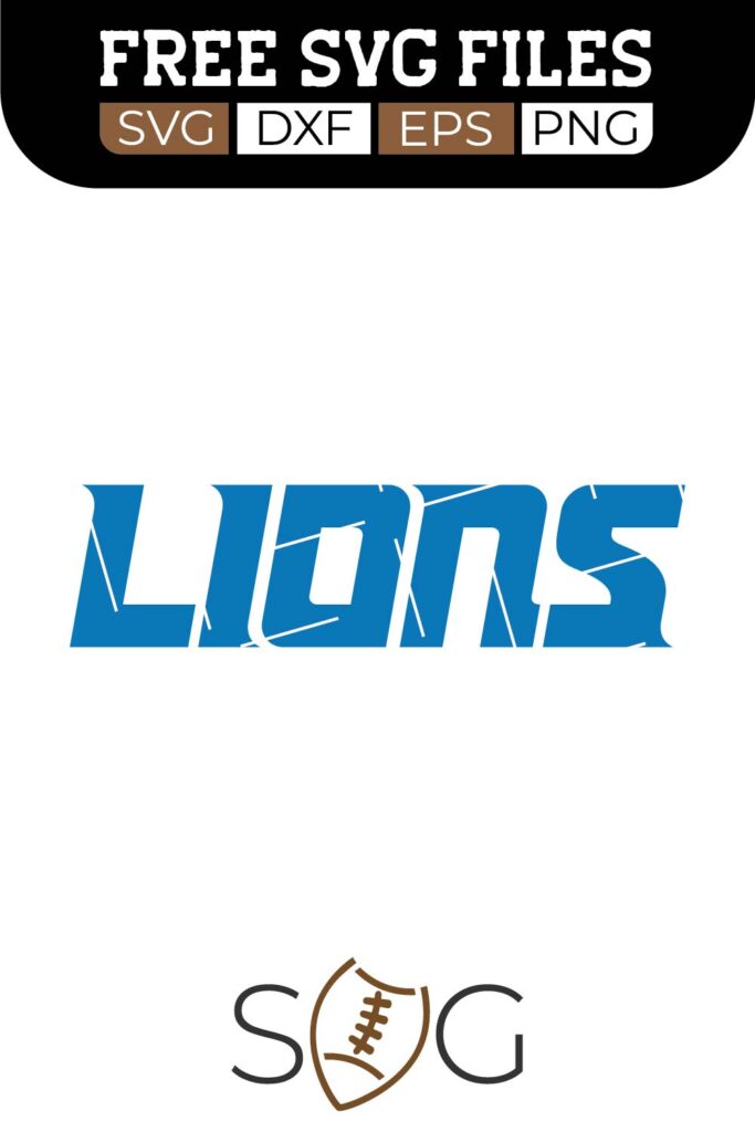 Detroit Lions SVG Cut Files Free Download | FootballSVG.com