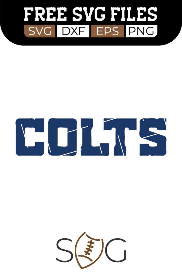 Indianapolis Colts SVG Cut Files Free Download | FootballSVG.com