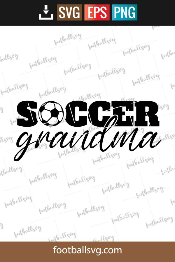 Soccer Grandma Svg