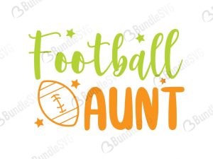 Football Aunt SVG