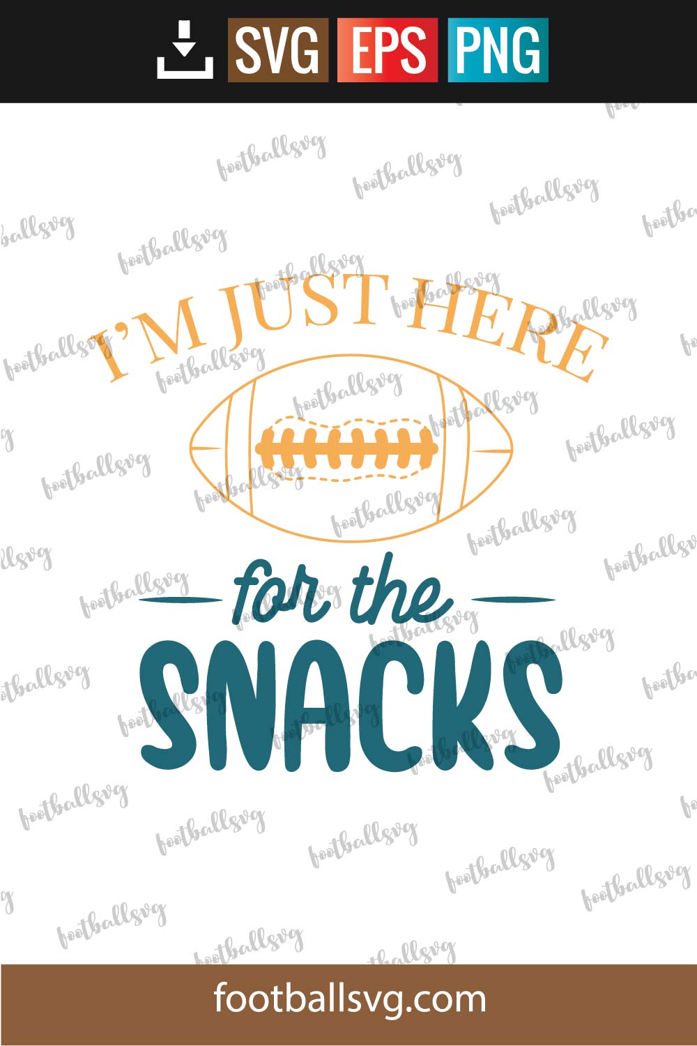 I'm Just Here For The Snacks Svg